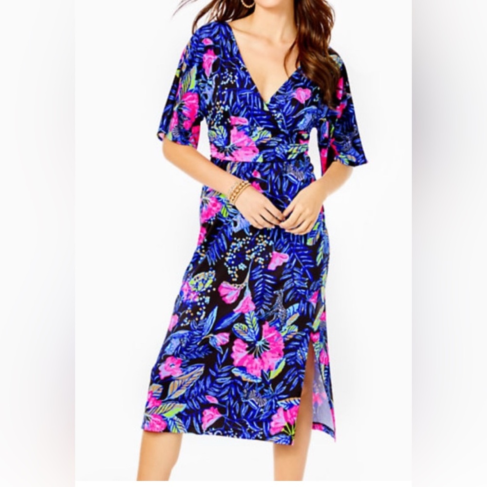 Lilly Pulitzer Pairgi  Elbow sleeve Onyx earned stripes